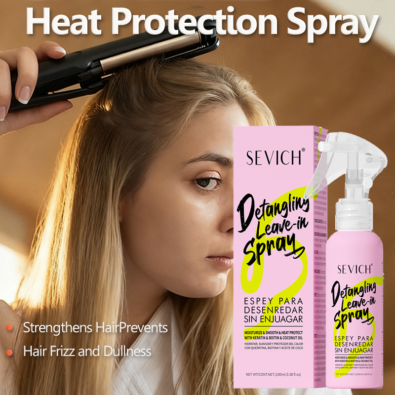 Hair Care Essence Oil Spray - Spray de protección térmica, suero de
