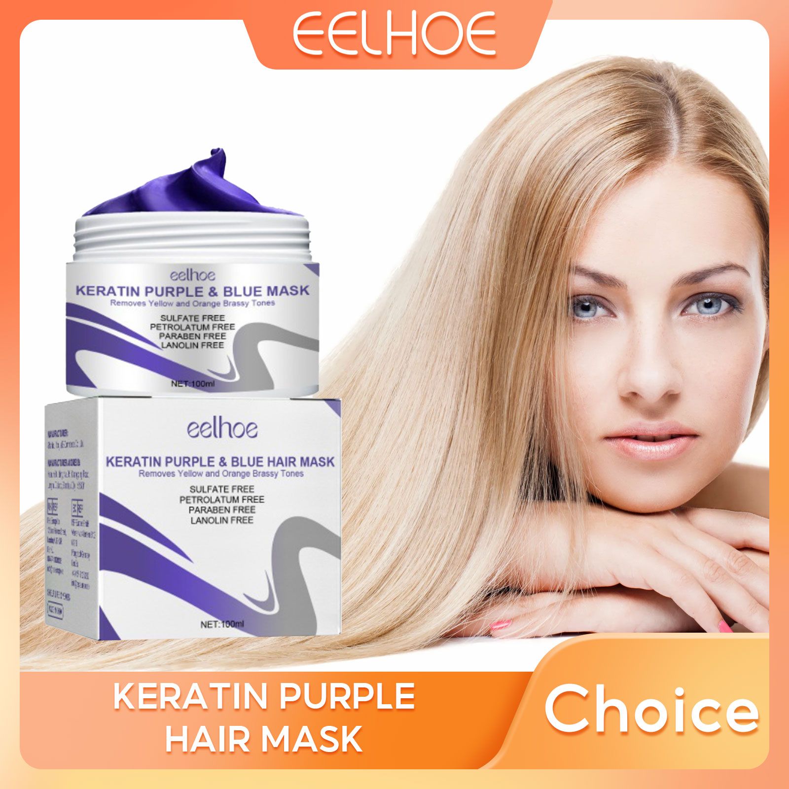 Hair Care Keratin Treatment - Mascarilla alisadora para el cabello, tratamiento