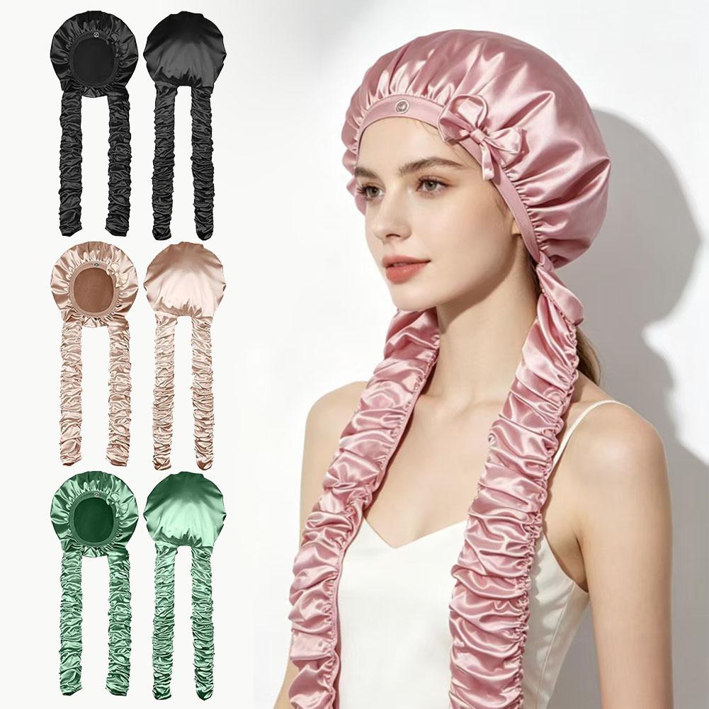 Satin Hair Bonnet - Gorro de satén para rizos sin