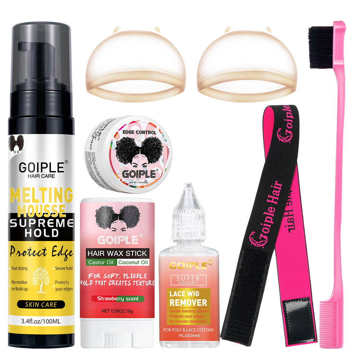 Hair Care Spray - Kit de Gel Fijador de Cabello
