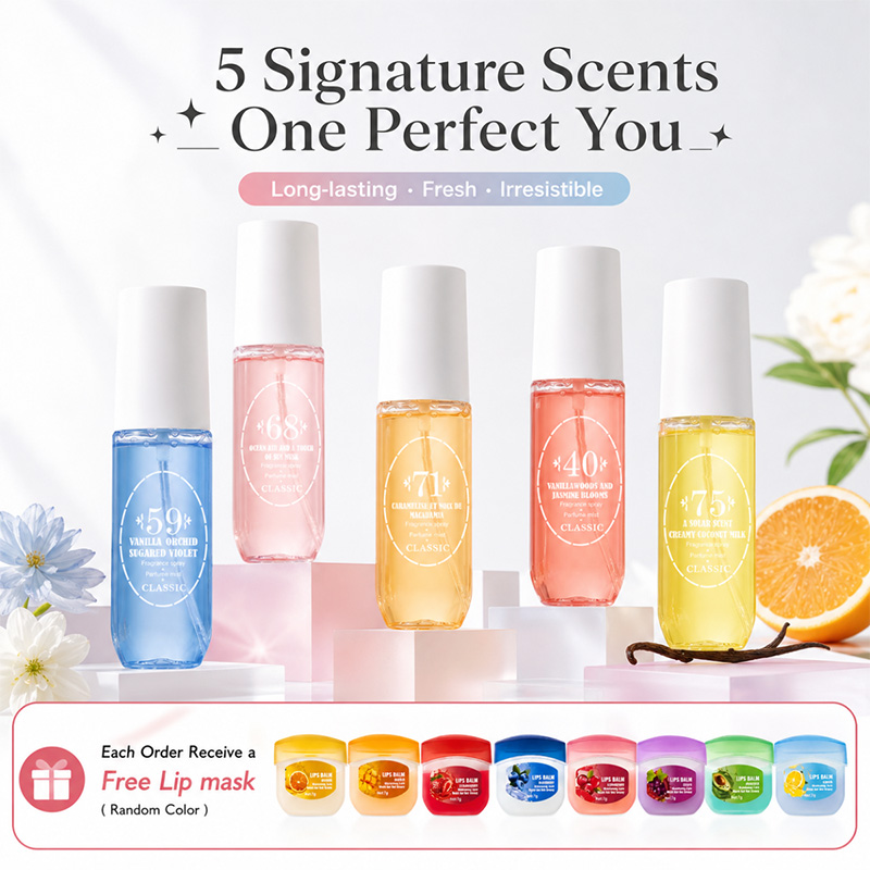 Hair Care Spray - Perfume Corporal en Spray, 5 Aromas: