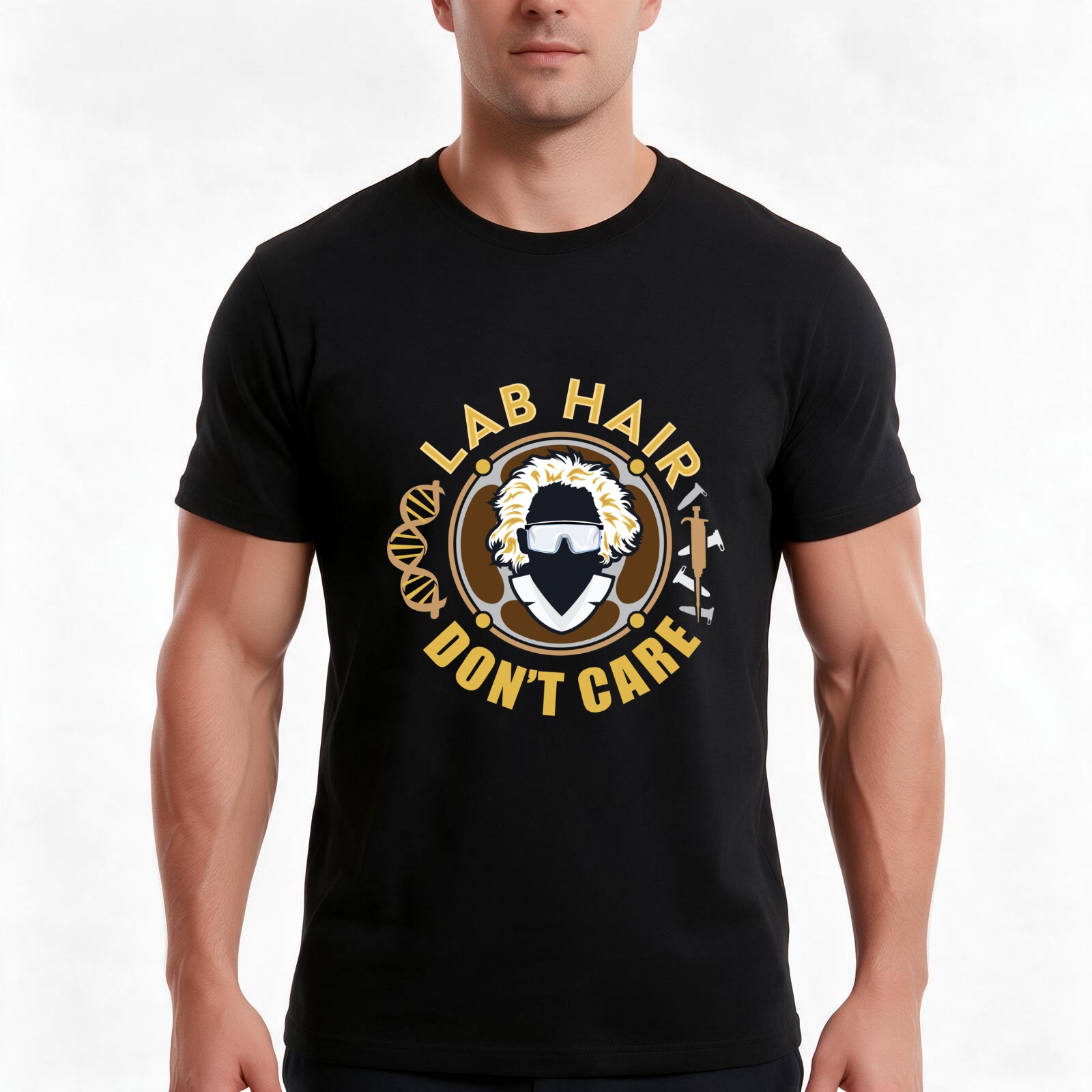 Hair Care Lab - Camiseta con diseño divertido de laboratorio