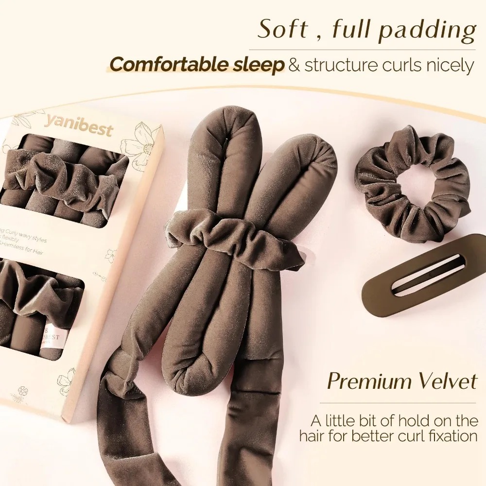 Set de rizadores de cabello si - Satin Hair Bonnet reseña y precio