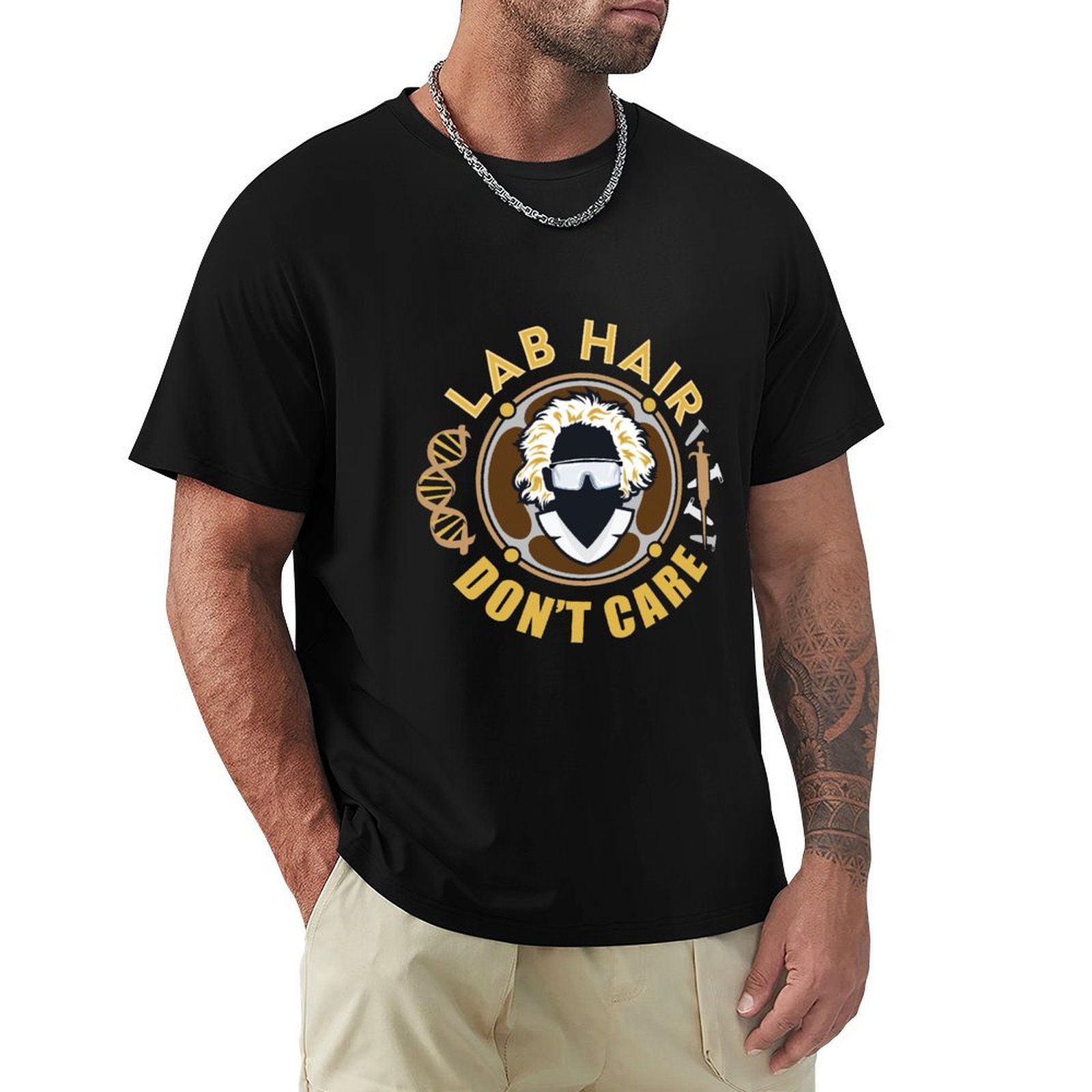 Camiseta de diseño divertido c - Hair Care Lab reseña y precio