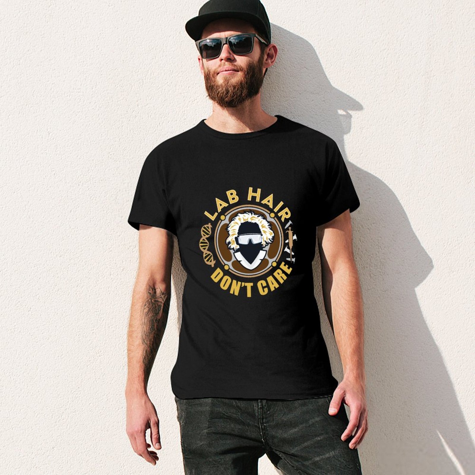Camiseta de diseño divertido c - Hair Care Lab reseña y precio