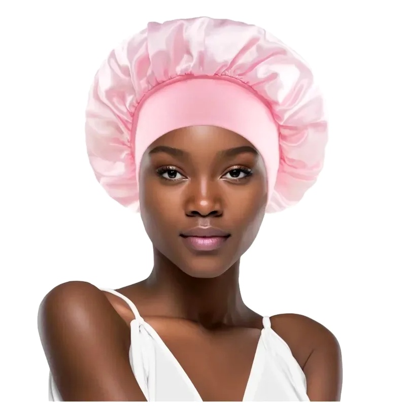 Gorro de satén morado para dor - Satin Hair Bonnet reseña y precio