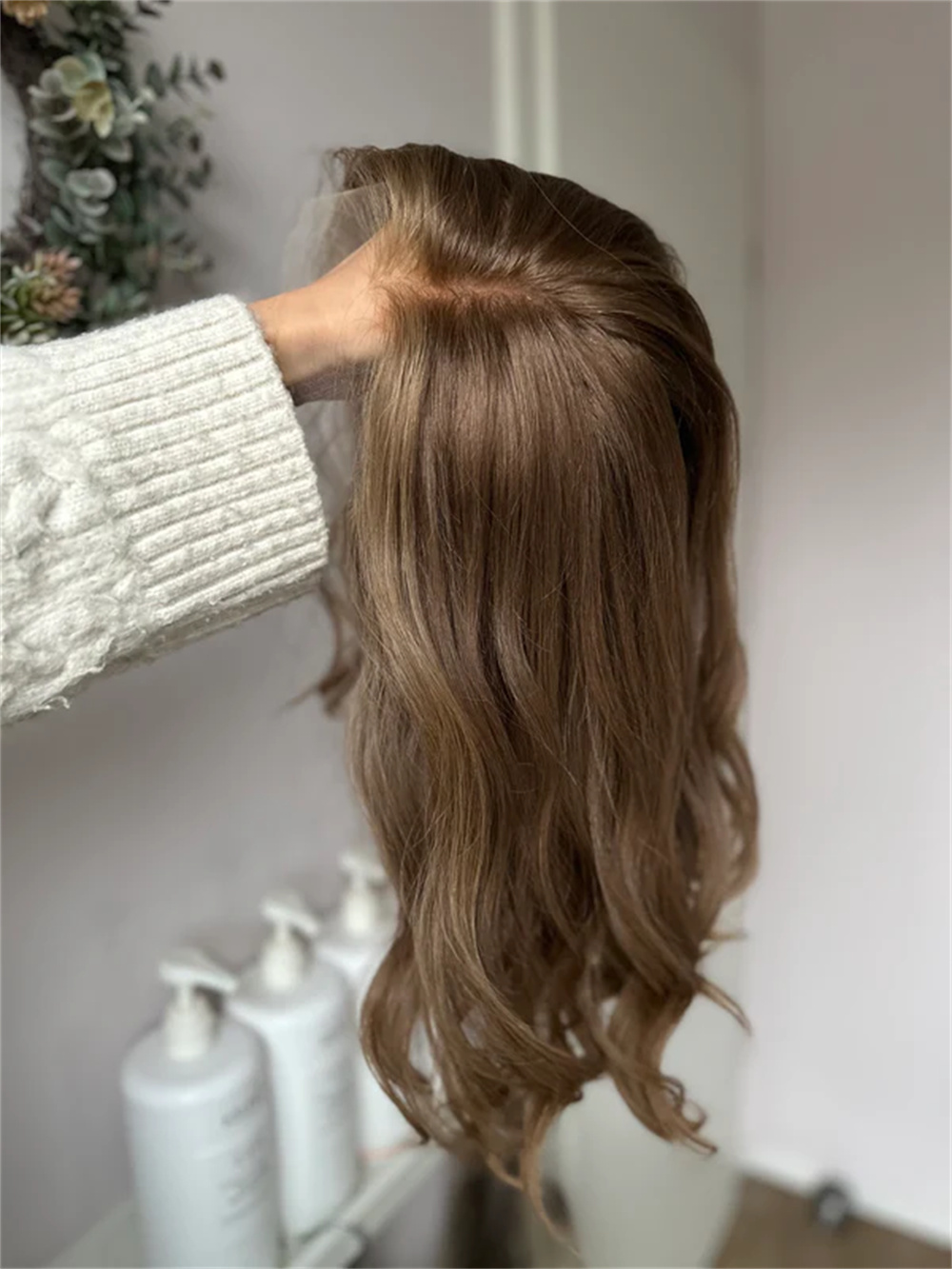 Peluca con malla frontal sinté - Hair Care For Wavy Hair reseña y precio