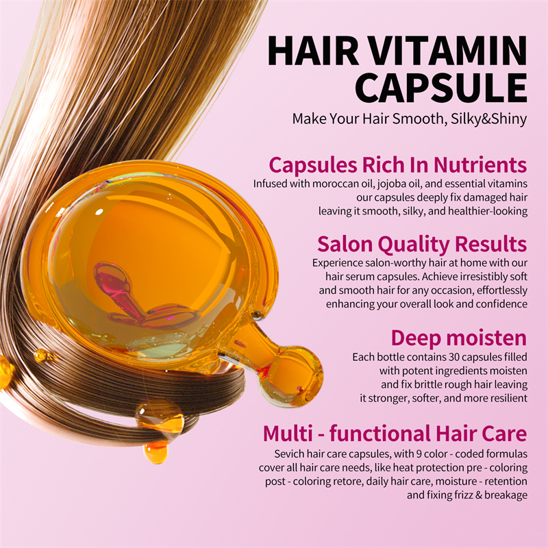 Mezcla de cápsulas de vitamina - Hair Care Keratin Treatment reseña y precio