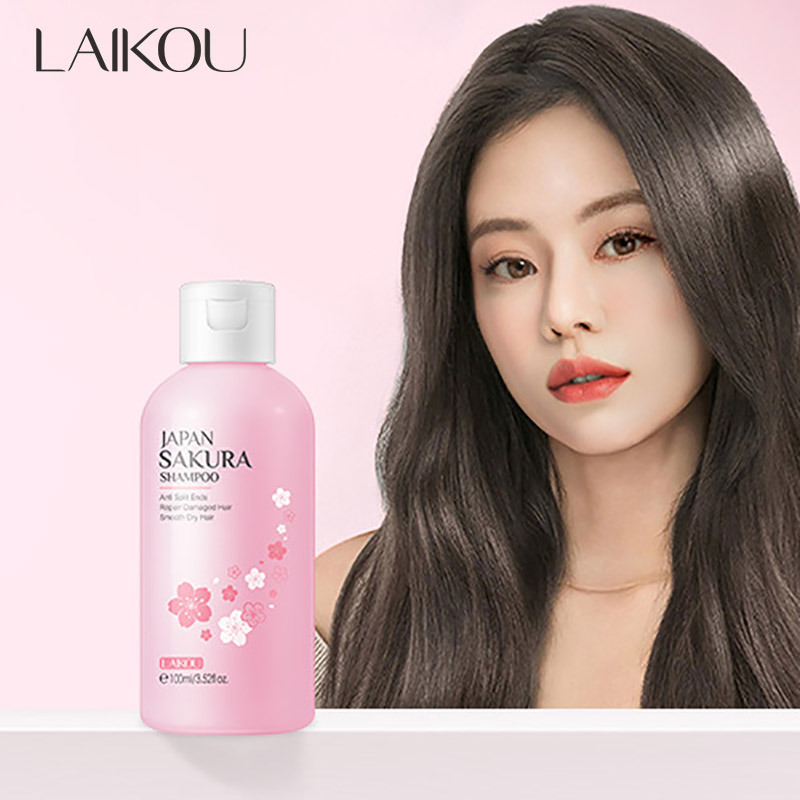LAIKOU Japón Sakura champú rep - Hair Care In Japan reseña y precio