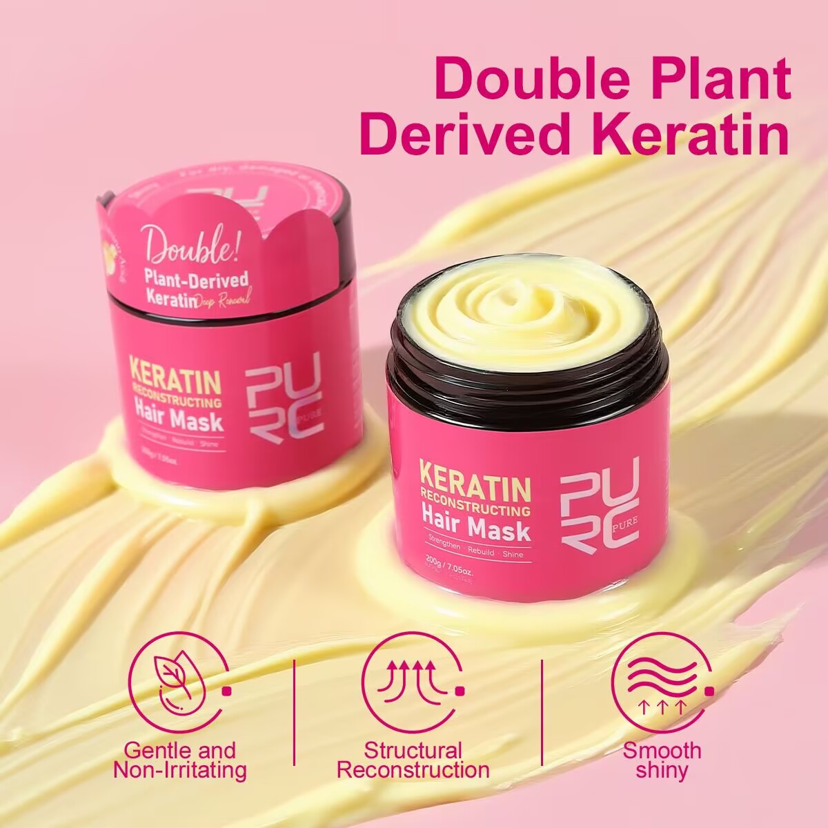 Mascarilla capilar de queratin - Hair Care Keratin Treatment reseña y precio