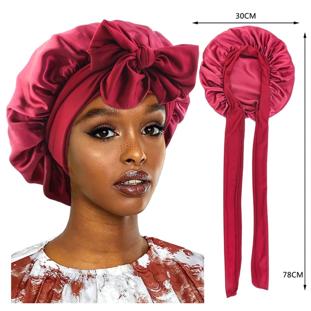 Gorro de satén suave para el c - Satin Hair Bonnet reseña y precio