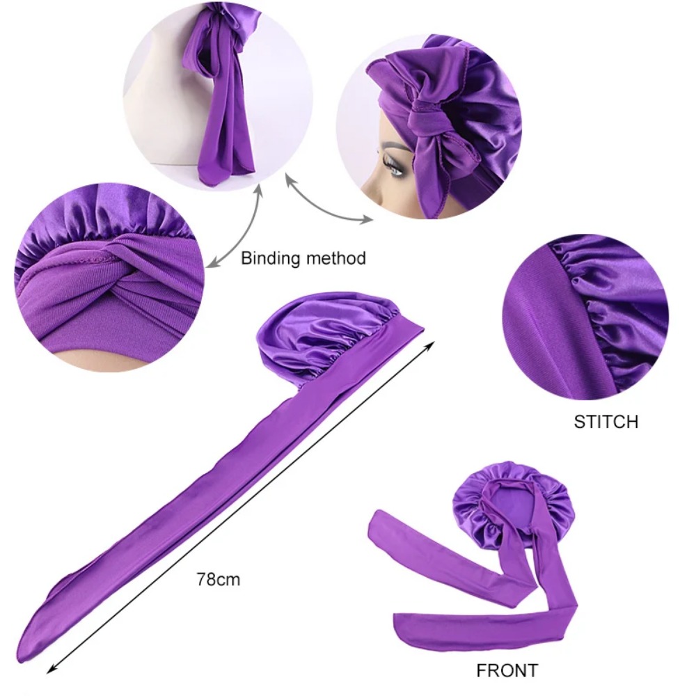 Gorro de satén suave para el c - Satin Hair Bonnet reseña y precio