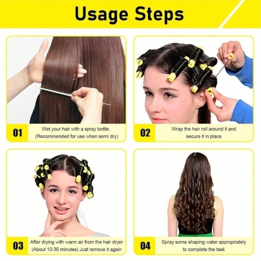 Juego de 20 rizadores de perma - Hair Care Kit reseña y precio