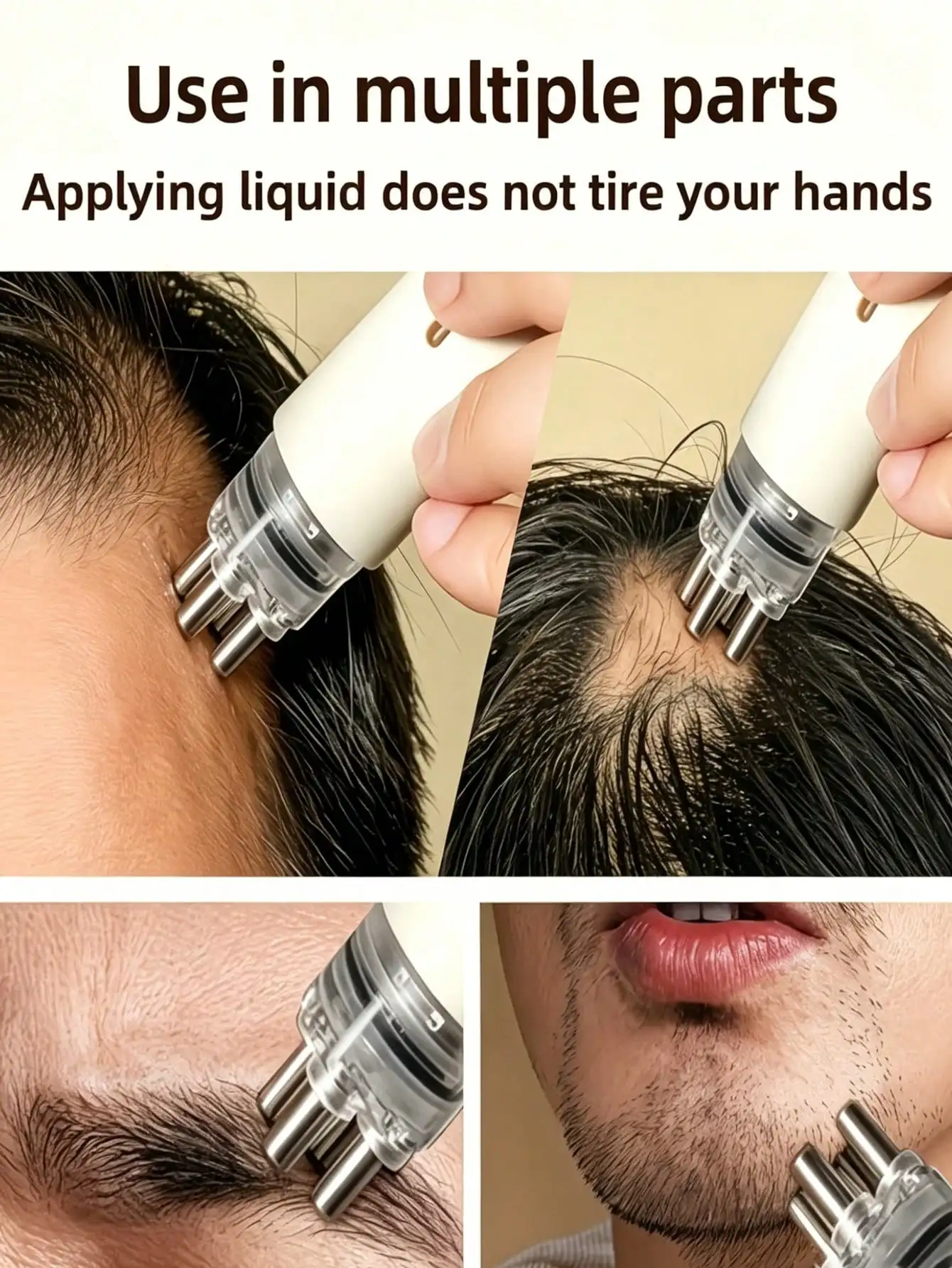 Aplicador de suero para el cre - Hair Care Growth reseña y precio