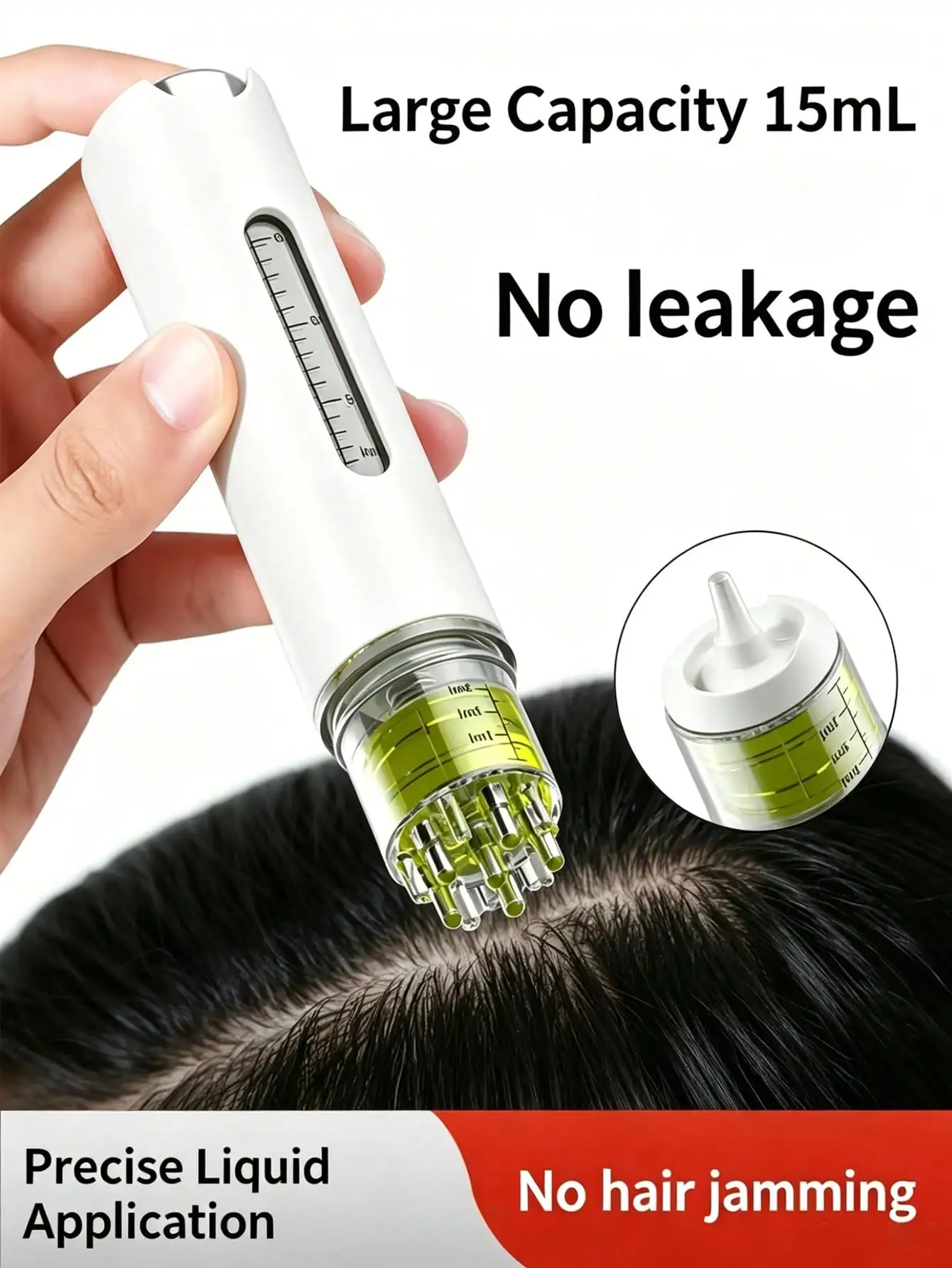 Aplicador de suero para el cre - Hair Care Growth reseña y precio